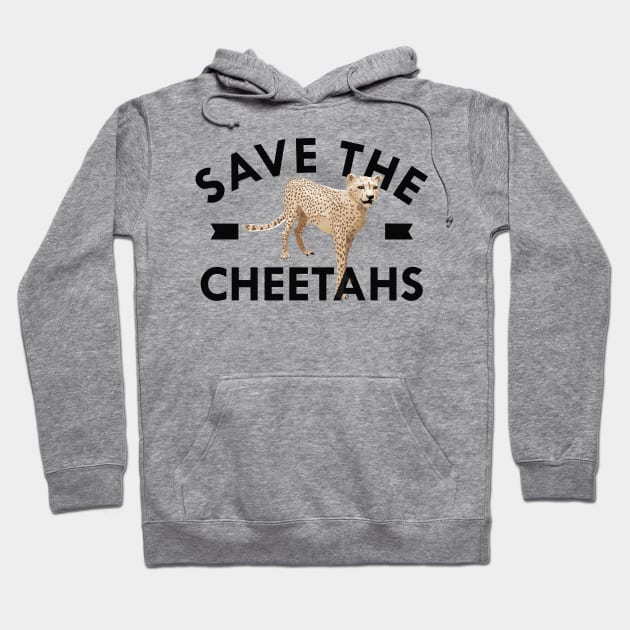 Cheetah - Save the cheetahs Hoodie by KC Happy Shop